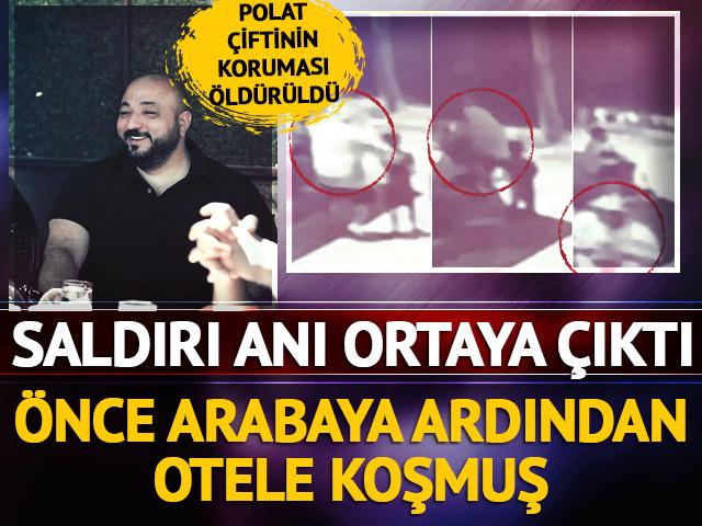 Can Polat'ın silahlı saldırıda &ouml;ld&uuml;r&uuml;ld&uuml;ğ&uuml; g&ouml;r&uuml;nt&uuml;ler ortaya &ccedil;ıktı