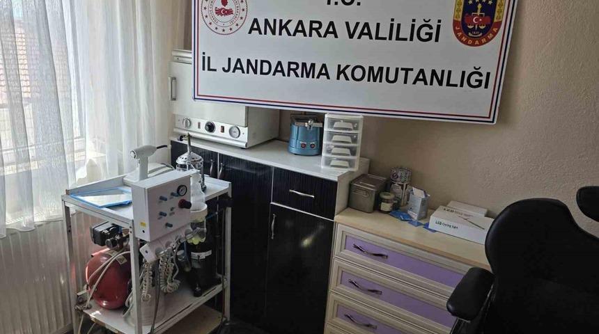 Ankara&rsquo;da sahte diş doktoru yakayı ele verdi