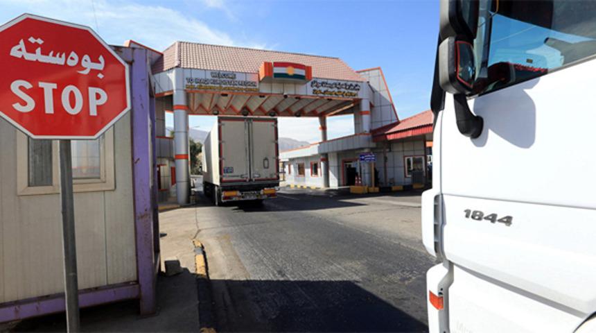 Türkiye’den Irak’a giriş ve çıkışlar durduruldu