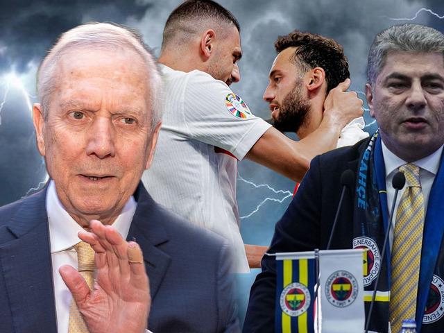 F.Bah&ccedil;e'de Hakan &Ccedil;alhanoğlu'nun ardından Merih Demiral coşkusu!
