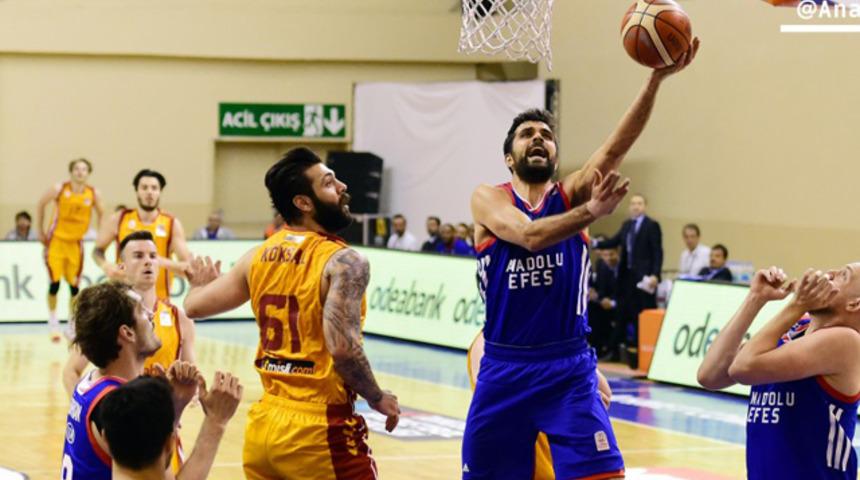 Galatasaray Odeabank 85 - 91 Anadolu Efes (Maç özeti)