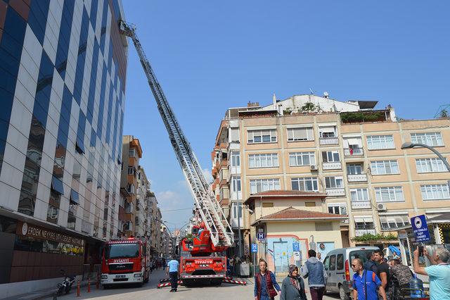 Devlet hastanesindeki yangın tatbikatı, gerçeği aratmadı