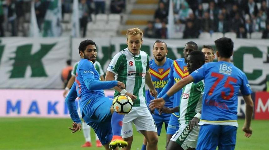 Konyaspor 1 - 1 Göztepe maç özeti