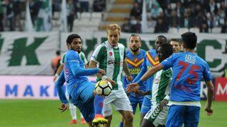 Konyaspor 1 - 1 Göztepe maç özeti