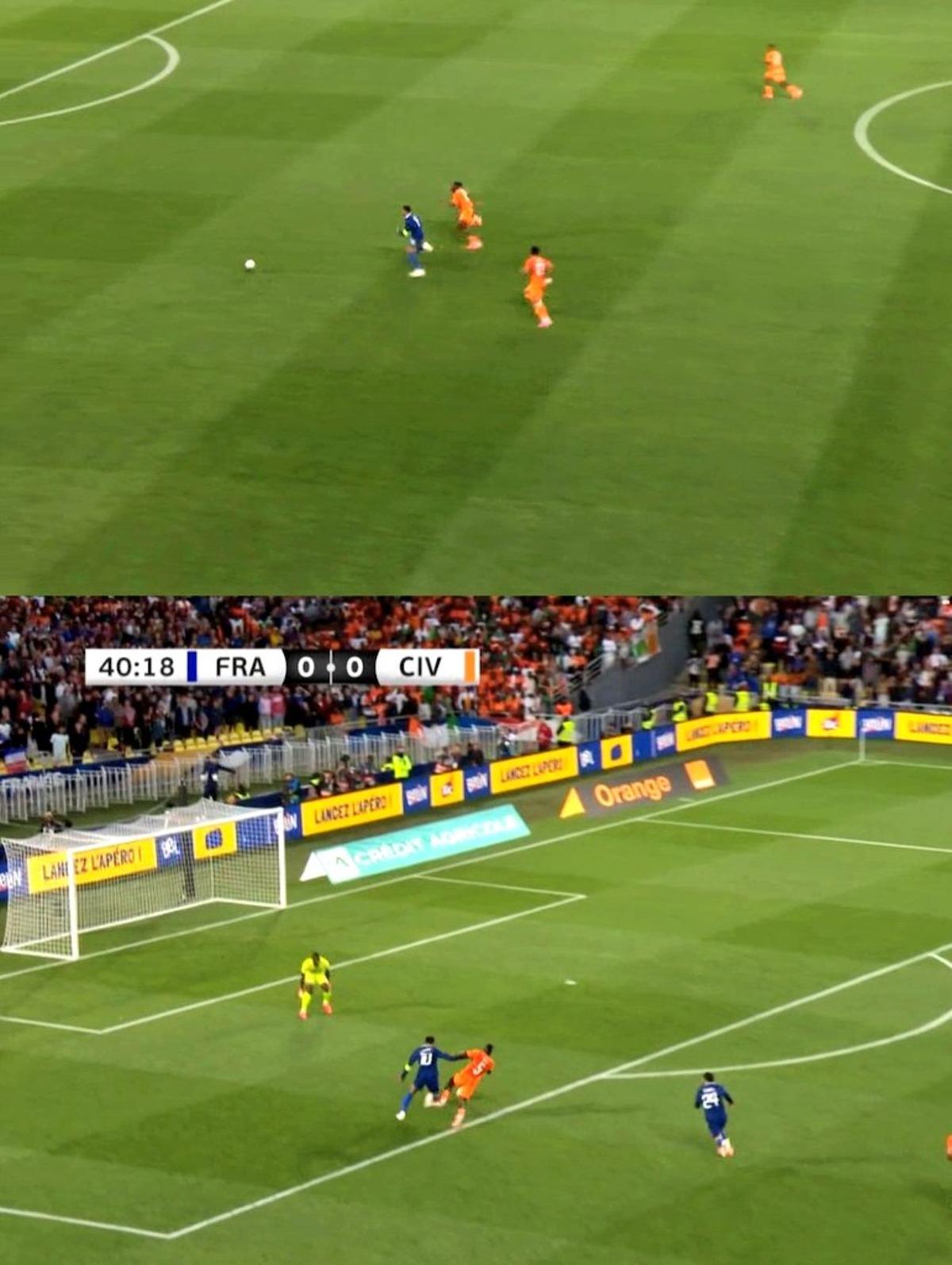 Fransa Fildişi Sahili ne yenildi! Singo nun Mbappe&rsquo;yi kilitlediği anlar g&uuml;ndem oldu 4