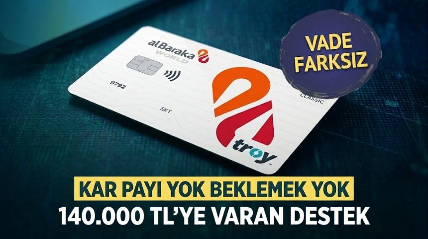 Vade Farksız 140.000 TL&rsquo;ye Varan Destek!