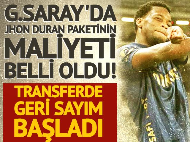 Galatasaray'da Jhon Duran paketinin maliyeti belli oldu!