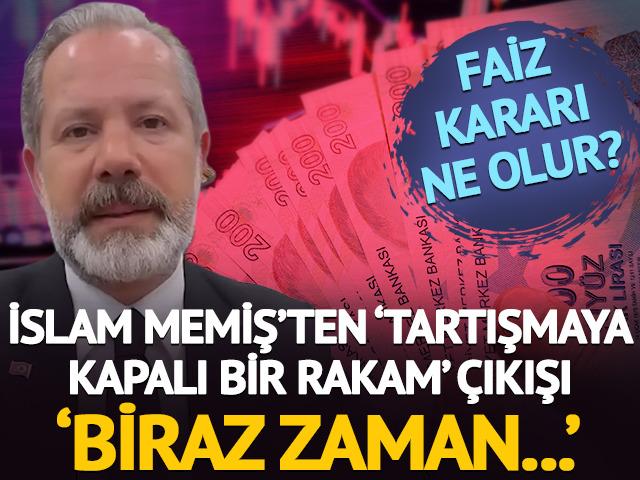 İslam Memiş'ten 'tartışmaya kapalı bir rakam' &ccedil;ıkışı