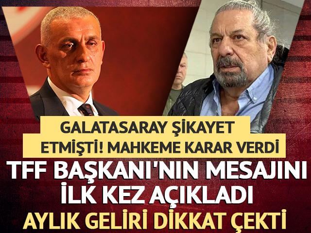Erman Toroğlu mahkemede TFF Başkanı&rsquo;ndan gelen mesajı a&ccedil;ıkladı!