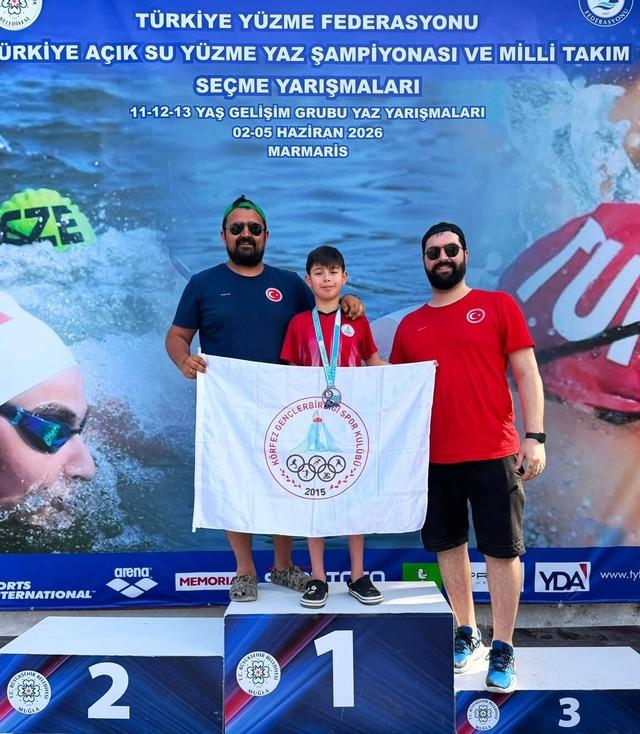 K&ouml;rfezli y&uuml;z&uuml;c&uuml;lerden milli takım başarısı 1