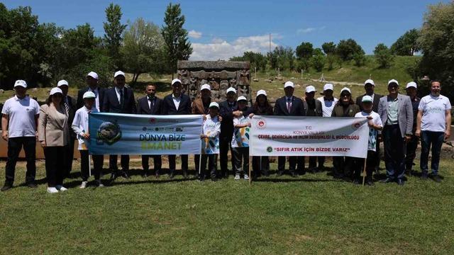 Dünya bize emanet mesajı Eflatunpınar’dan yükseldi