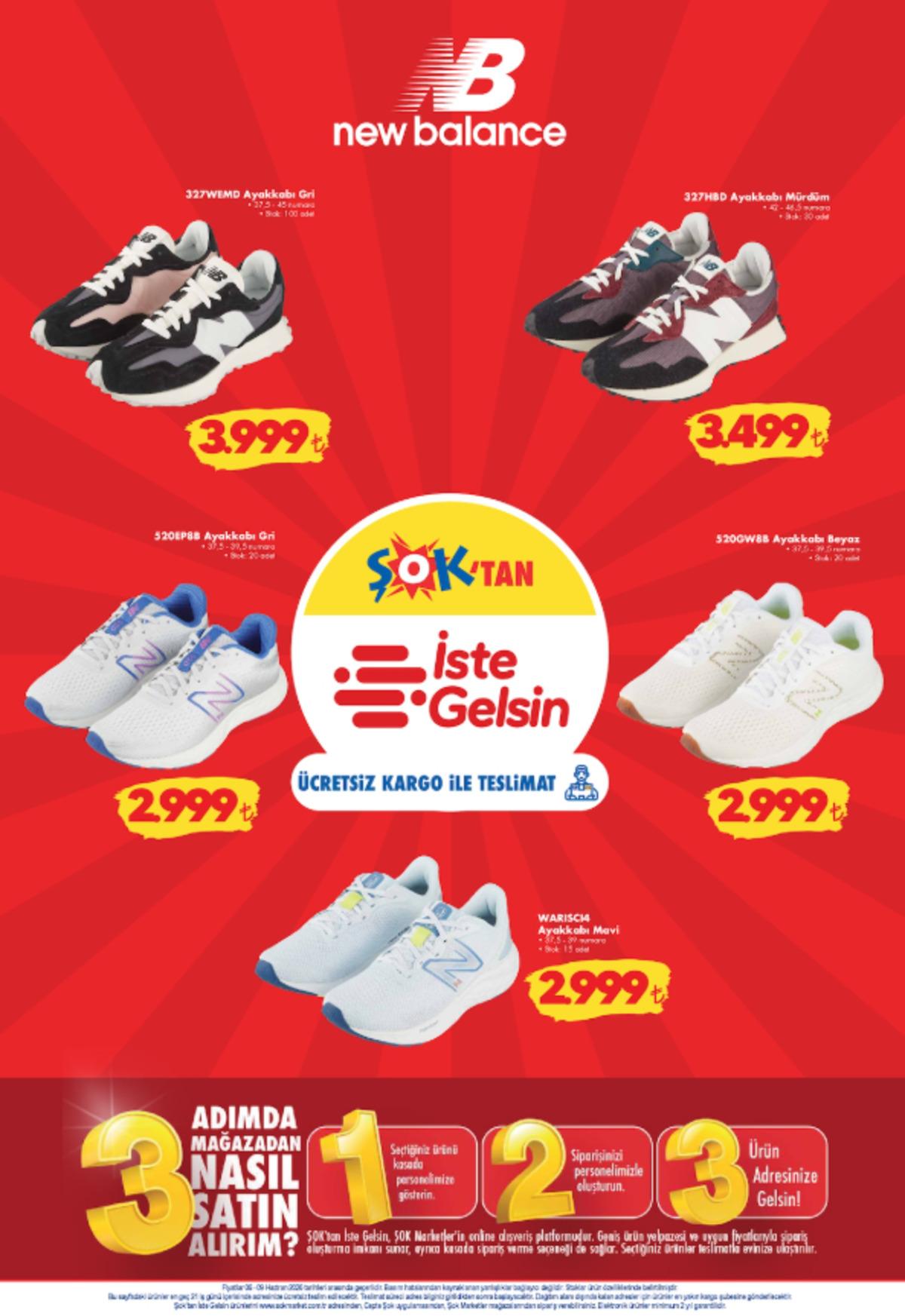 ŞOK a New Balance ayakkabı geliyor! 6 Haziran 2026 ŞOK aktüel kataloğu  3