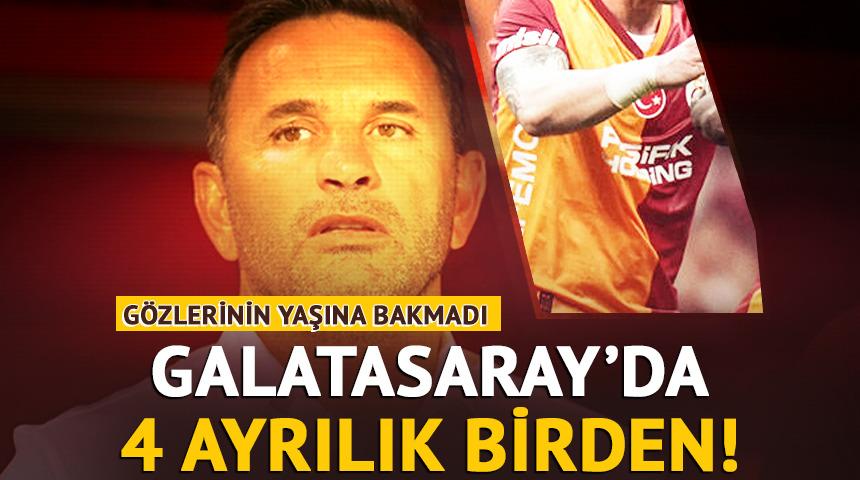 Galatasaray'da b&uuml;y&uuml;k temizlik! 4 yıldızla veda vakti