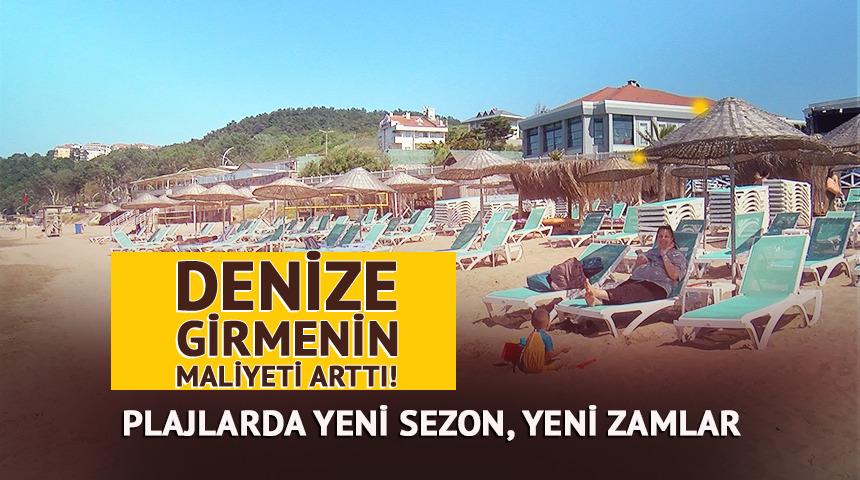 İstanbul plajlarında yeni sezon: Fiyatlar cep yakıyor