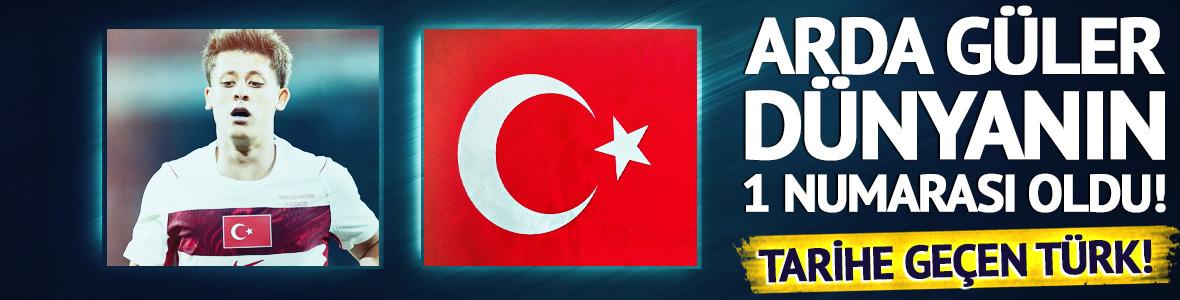 Arda G&uuml;ler d&uuml;nyayı solladı! En değerli orta saha oyuncusu oldu