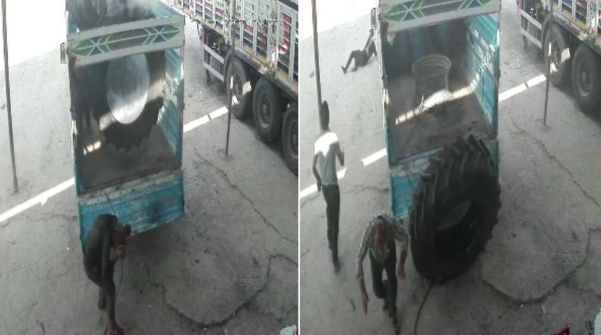 Siirt&rsquo;te şişirilen lastik bomba gibi patladı: 2 yaralı
