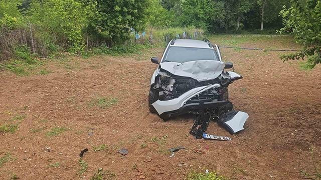Karşı şeride geçen otomobille TIR çarpıştı: 1 yaralı