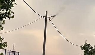 Bandırma'da elektrik arızası korku yarattı