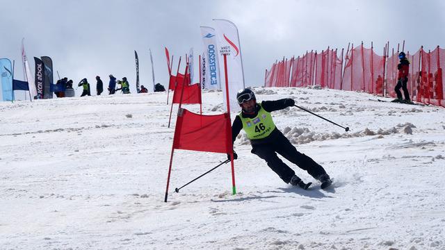 Erzurum Palandöken'de Haziran ayında kayak heyecanı 
