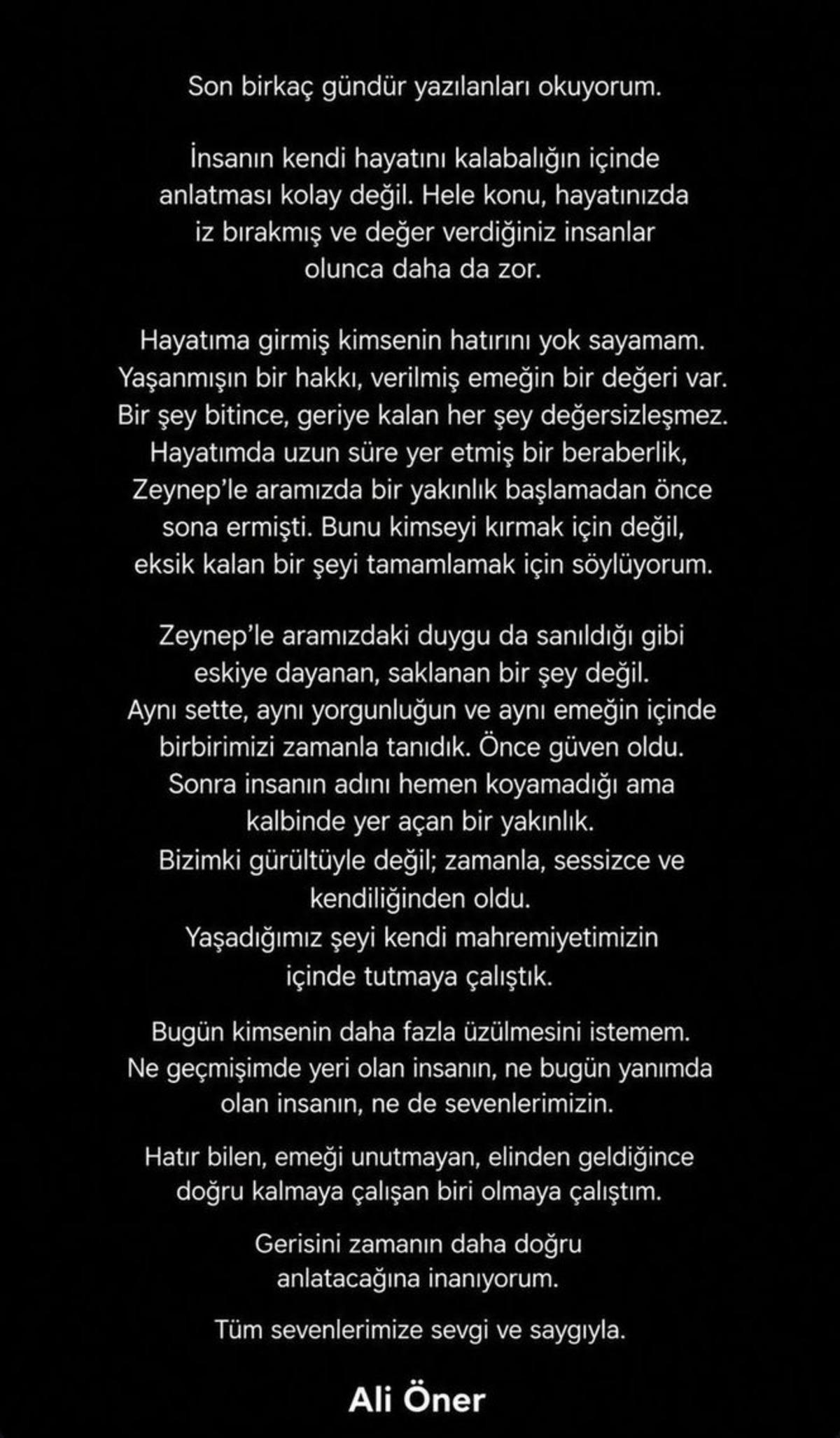 Samimi görüntüler onları ele verdi! Taşacak Bu Deniz yıldızları Ali Öner ile Zeynep Atılgan aşkı doğruladı 3