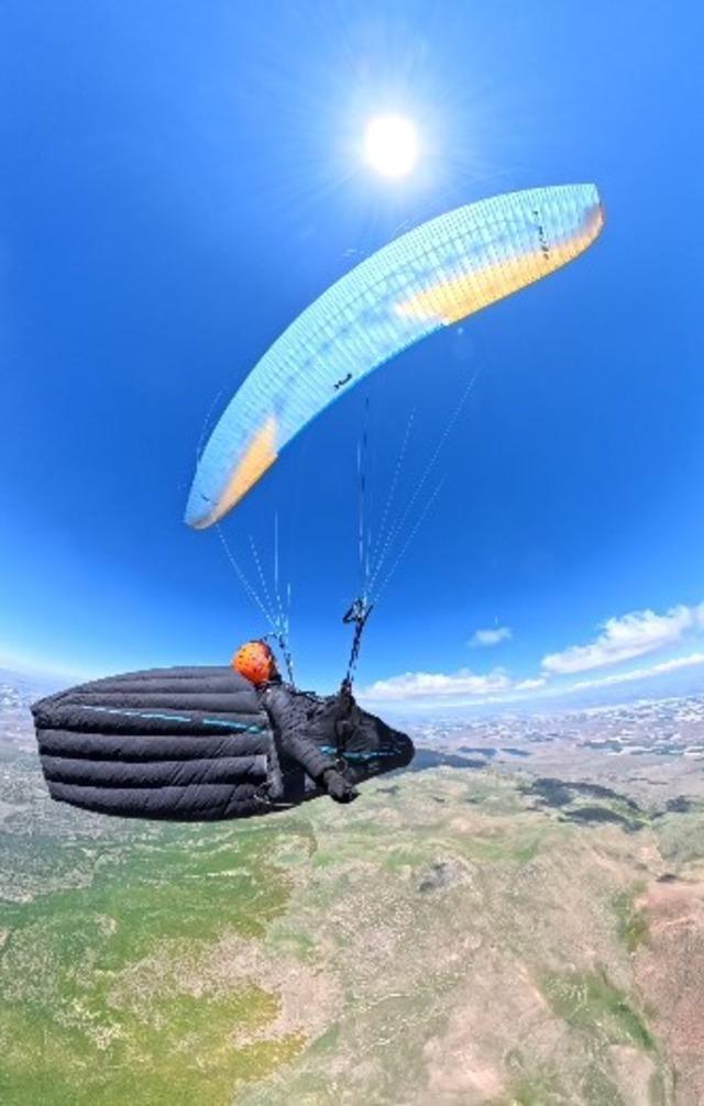 Yamaç paraşütüyle Karapınar’dan Bor’a gökyüzünde 112 kilometrelik yolculuk 1