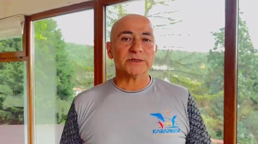 Yama&ccedil; paraş&uuml;t&uuml;yle Karapınar&rsquo;dan Bor&rsquo;a g&ouml;ky&uuml;z&uuml;nde 112 kilometrelik yolculuk