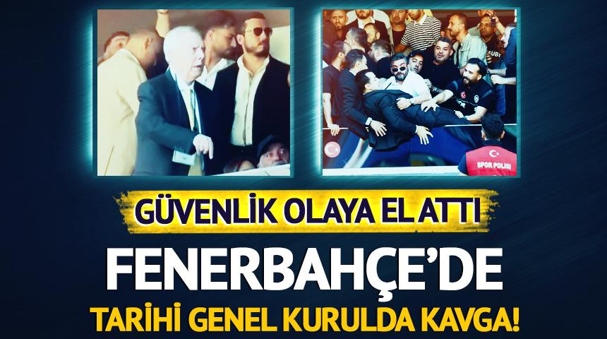 Fenerbah&ccedil;e kongresinde olay! Aziz Yıldırım ile Hakan Safi arasında gerilim