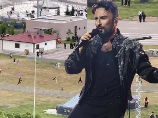 Tarkan konseri i&ccedil;in sıra kapma yarışı vardı! G&ouml;r&uuml;nt&uuml;ler viral oldu