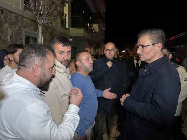 Erzurum da yangında ölen diyaliz hastası kadının cenazesi defnedildi 4