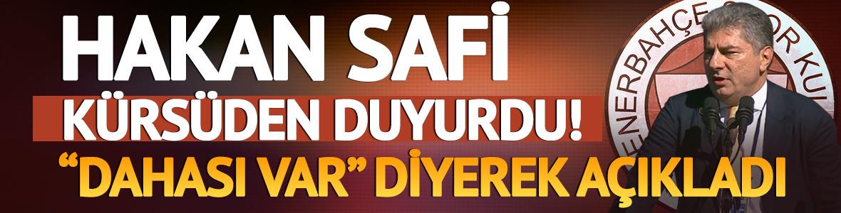 Kongre'de beklenen an geldi! Hakan Safi k&uuml;rs&uuml;den bombaları patlattı! 