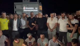 Maden iş&ccedil;ileri eylemde: "Bir maaş &ouml;denmeden d&ouml;nmeyeceğiz"