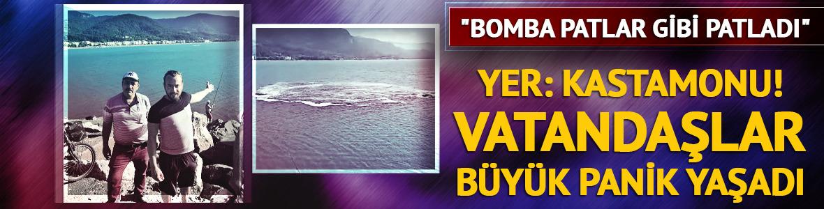 Kastamonu'da deniz 10 dakika boyunca kabardı: İşte o anlar