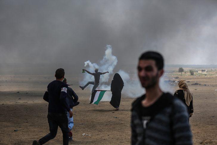 Gazze sınırında gergin anlar! İsrail askerleri böyle müdahale etti G4