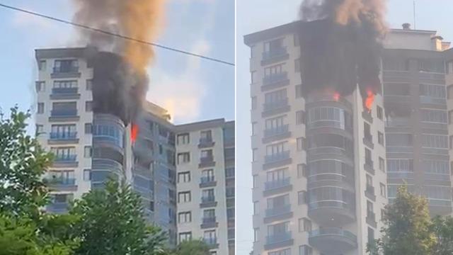Rize'de yangın çıkan ev kullanılamaz hale geldi
