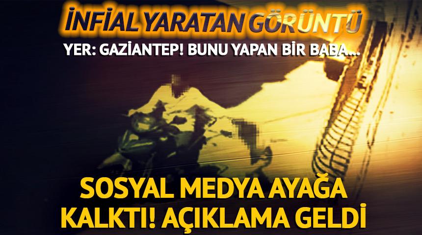Kızına tokat attı! Yetmedi bir de sa&ccedil;ından tutup motorla s&uuml;r&uuml;kledi
