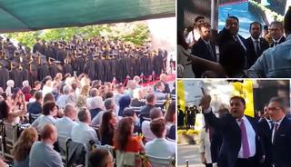 İEL mezuniyet t&ouml;reninde ortalık karıştı! İl Milli Eğitim M&uuml;d&uuml;r&uuml; velilerle atıştı