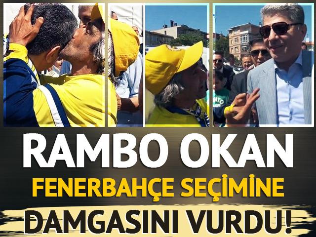 Fenerbah&ccedil;e se&ccedil;imine Rambo Okan damga vurdu! Hakan Safi'nin alnından &ouml;pt&uuml;, başkan ilan etti