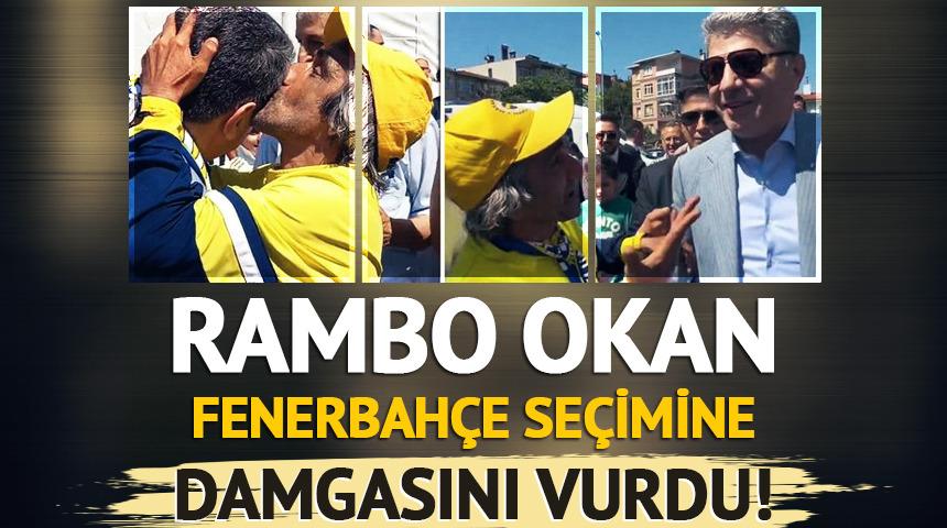 Fenerbah&ccedil;e se&ccedil;imine Rambo Okan damga vurdu! Hakan Safi'nin alnından &ouml;pt&uuml;, başkan ilan etti