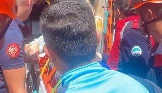 Kayalıklardan d&uuml;şen şahıs yaralandı
