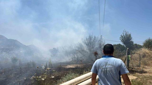 Bodrum’da çıkan yangın büyümeden söndürüldü 3