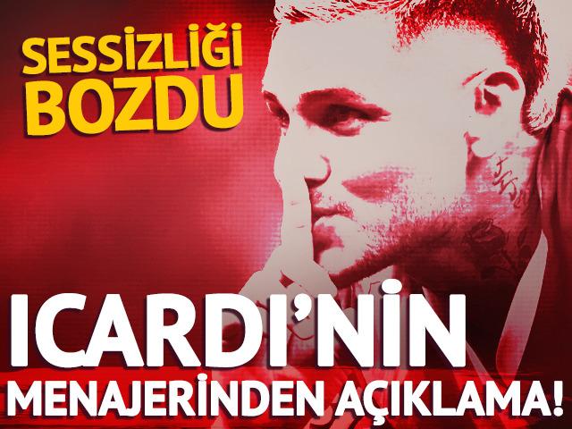 Galatasaray'da Icardi krizi! Menajeri resmen a&ccedil;ıkladı...