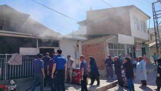 Elazığ’da ev yangını