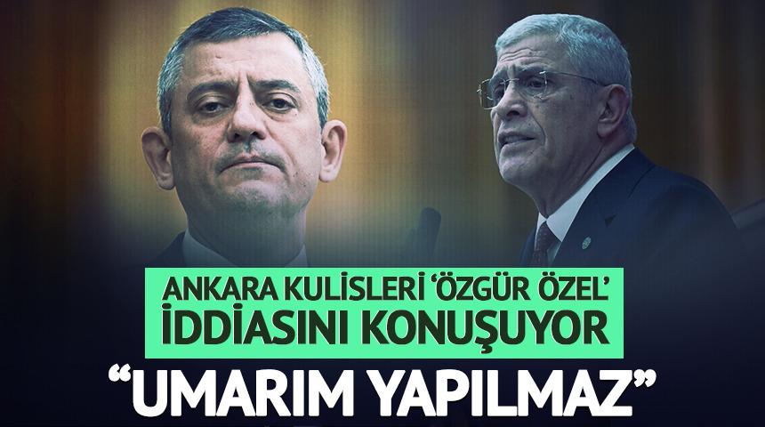 '&Ouml;zg&uuml;r &Ouml;zel' iddiasına sessiz kalmadı