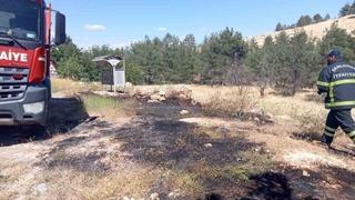 Şanlıurfa'da ormanlık alandaki yangın söndürüldü