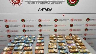 Bebek bezleri içerisine gizlenmiş 20 milyon liradan fazla nakit para ele geçirildi