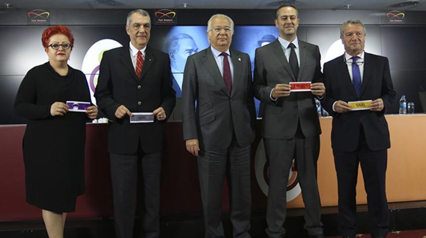 Galatasaray başkan adaylarının oy pusulalarının renk seçimi yapıldı