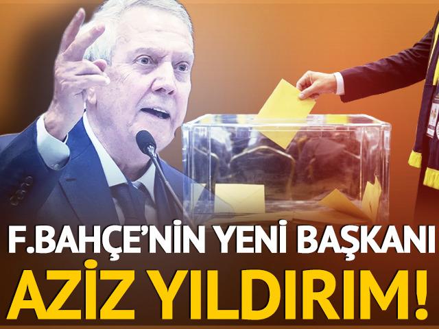 Fenerbah&ccedil;e'nin yeni başkanı Aziz Yıldırım oldu!