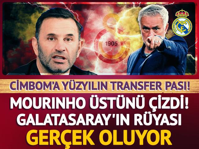 Mourinho &uuml;st&uuml;n&uuml; &ccedil;izdi! Galatasaray'ın r&uuml;yası ger&ccedil;ek oluyor