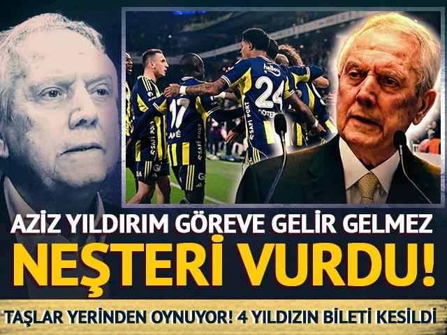Aziz Yıldırım&rsquo;dan Fenerbah&ccedil;e&rsquo;de dev temizlik! Ayrılık kararı &ccedil;ıktı