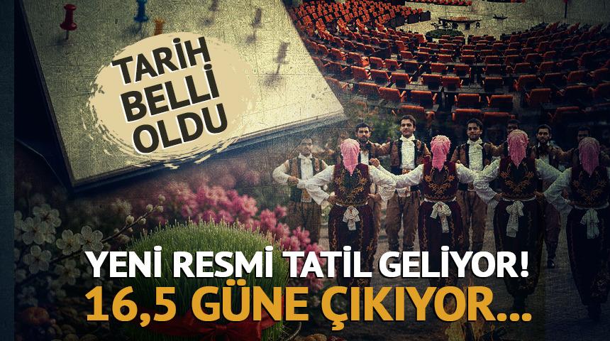 T&uuml;rkiye'nin tatil takvimi değişiyor: Yeni bir g&uuml;n ekleniyor